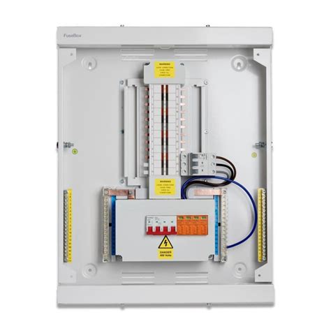 3 way fuse box distribution box|FuseBox TPN03FBX 3 Way 125A Three Phase Board.